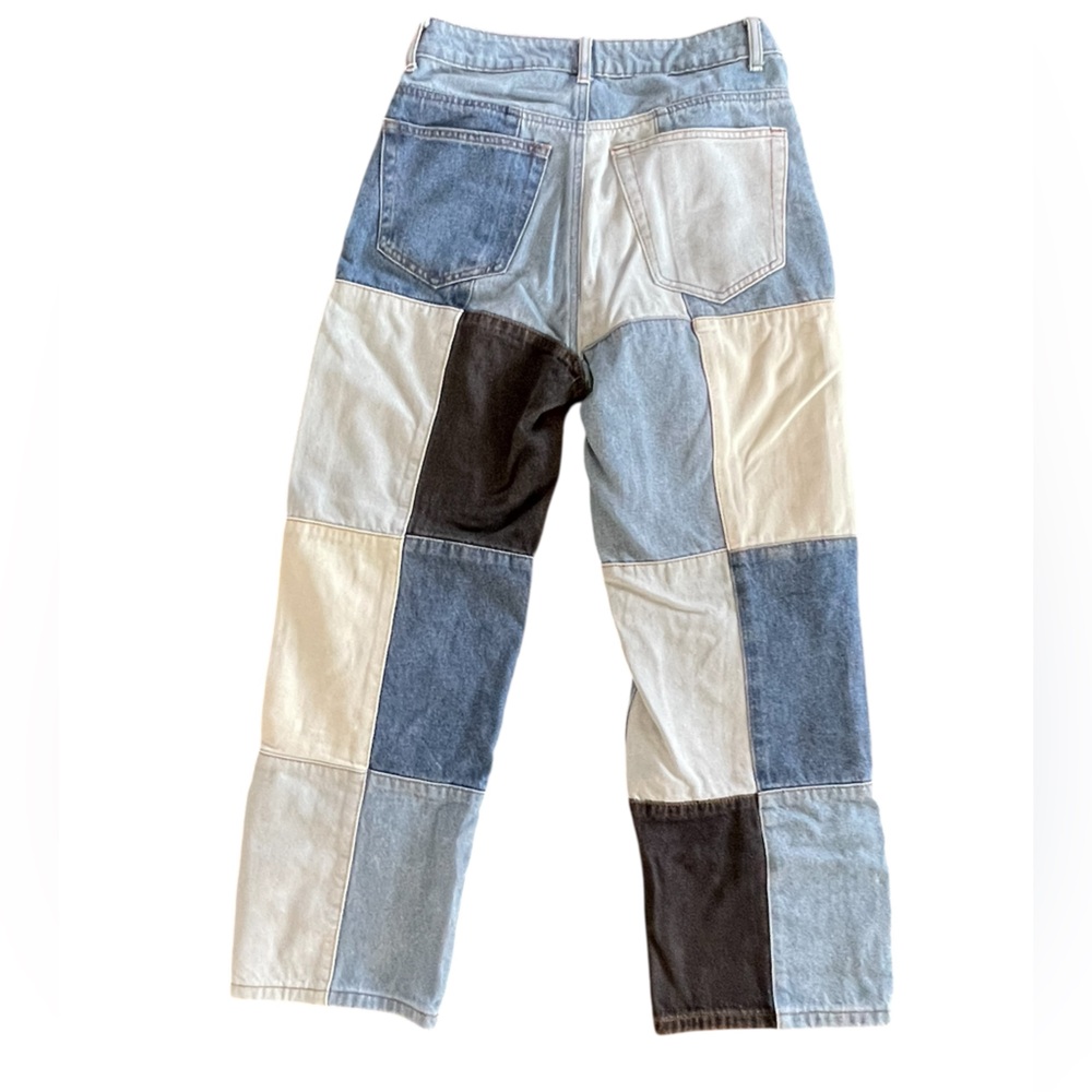 The Native One Patchwork Denim Jeans Ankle Length… - image 3